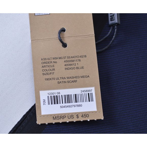 Burberry Nova Check Navy Blue 100% Silk Scarf | eBay New Burberry $450 Indigo Blue Satin Silk Washed Ultra Mega Nova Check Scarf